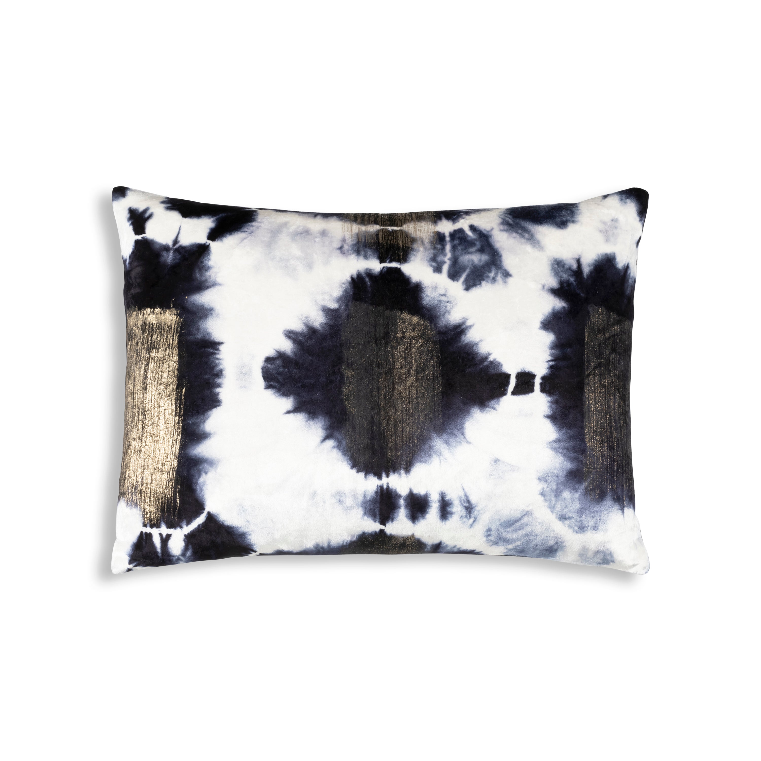 Indigo Silver Navy Base With Silver Foil Pillow