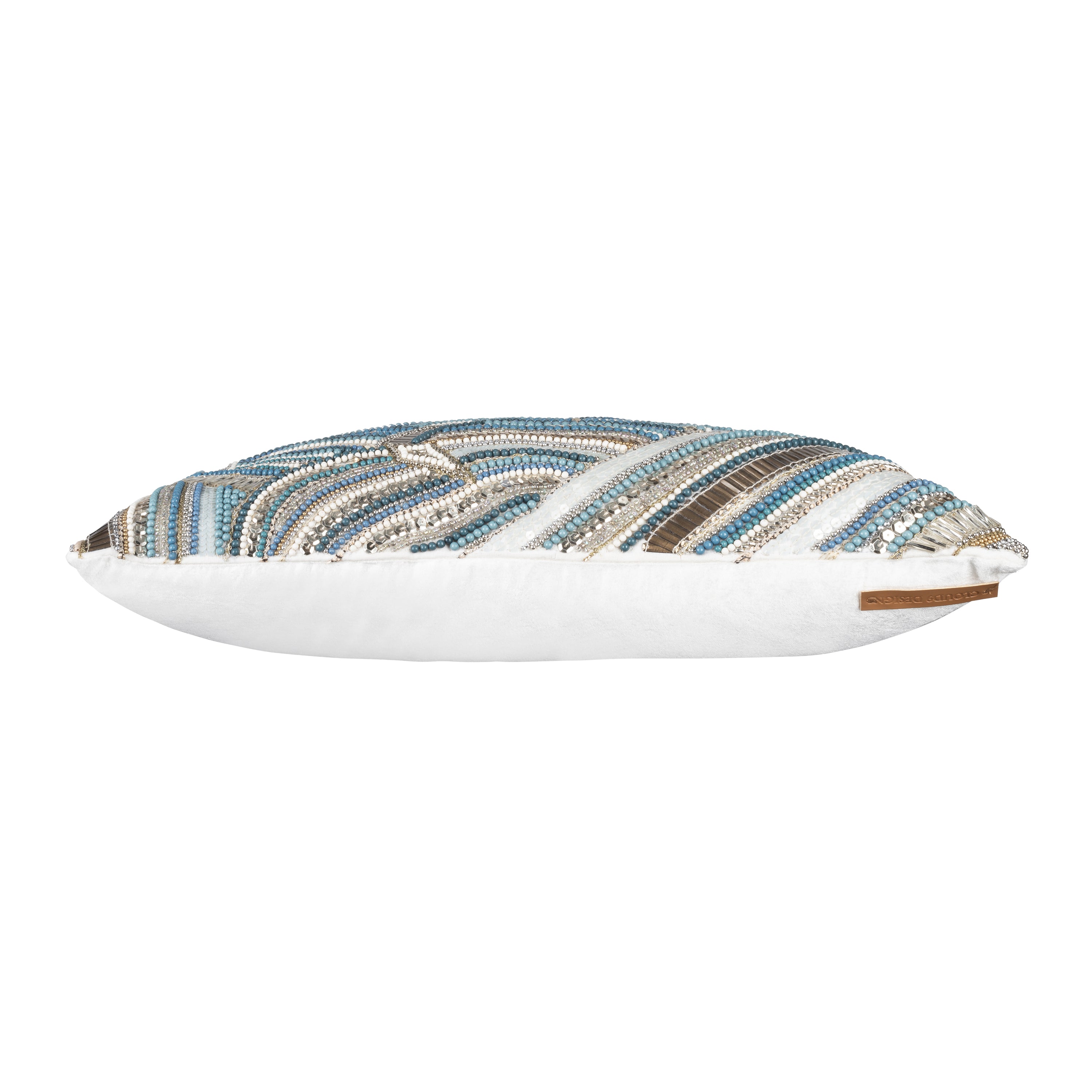 Islay Blue Velvet Pillow