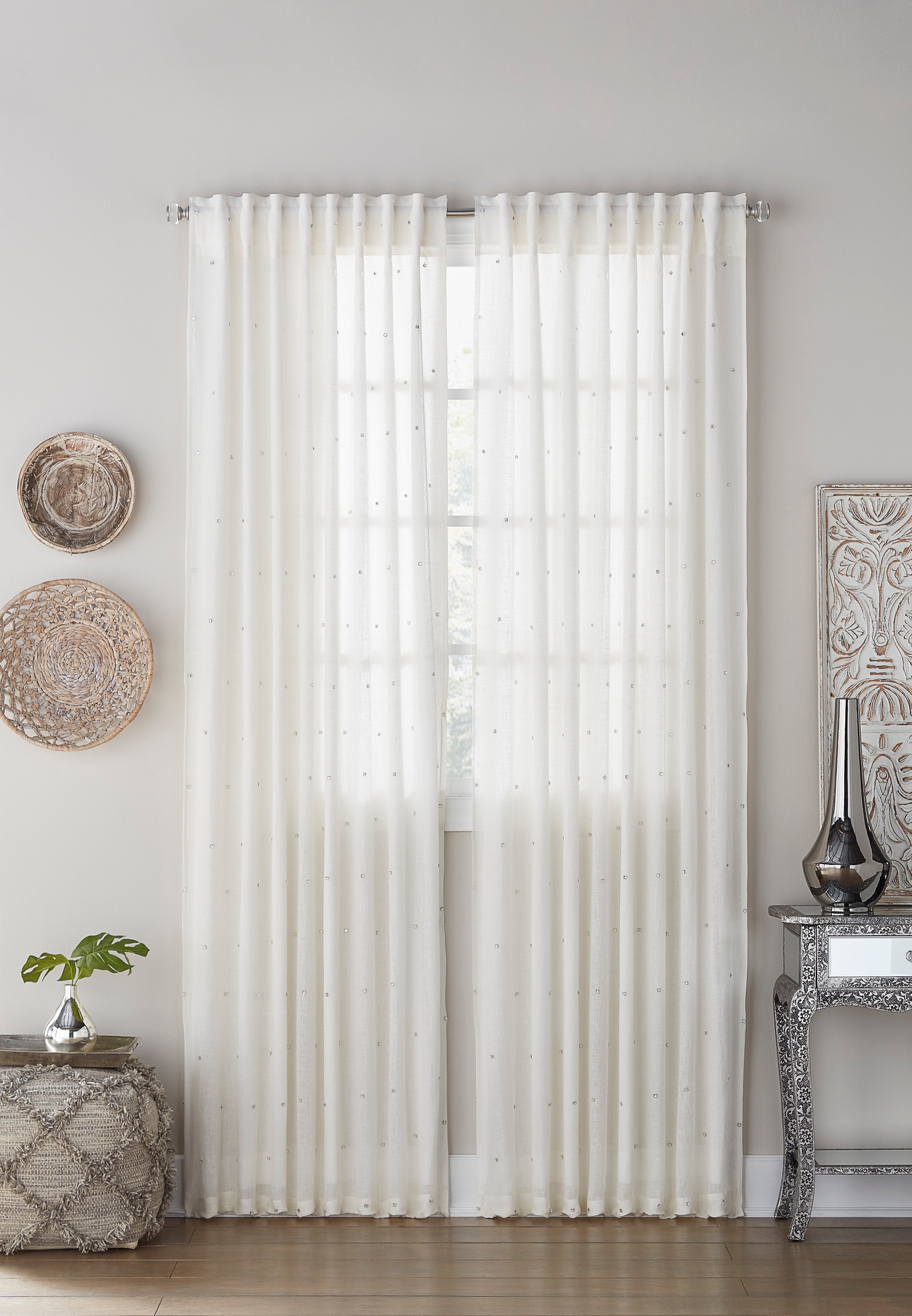 Jewel Ivory Linen Panel
