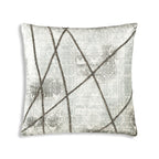 Liam Grey And Aqua Printed Pillow
