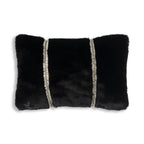 Lux Black Fur Pillow