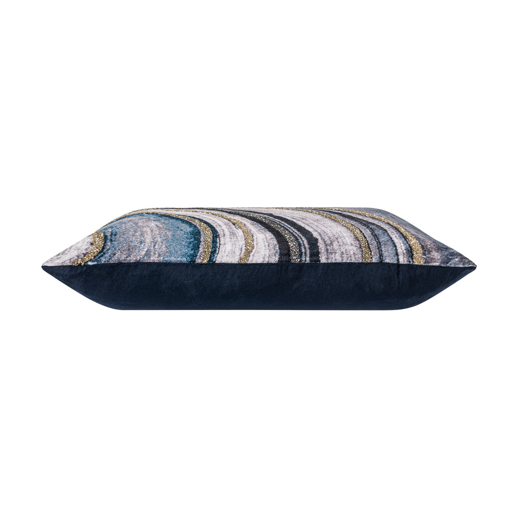 Maia Multicolor Beaded Pillow