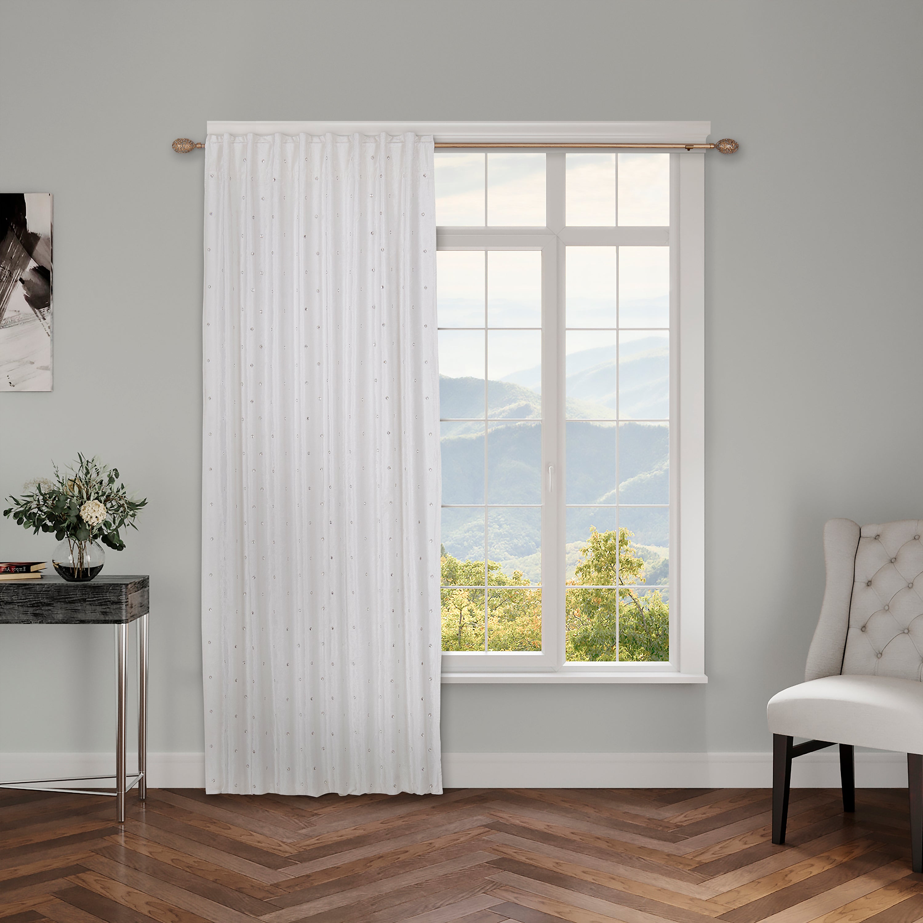 Maia Ivory Velvet Panel