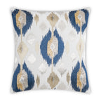Maia Embroidered Ikat Pillow