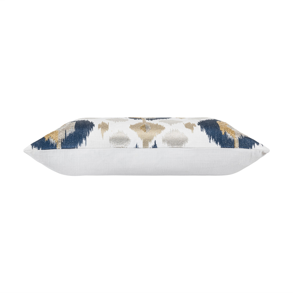 Maia Embroidered Ikat Pillow