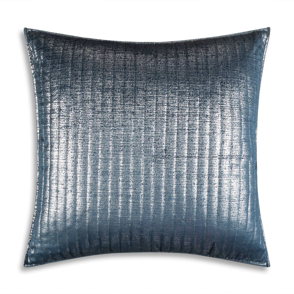 Maya Navy Silver Euro Sham
