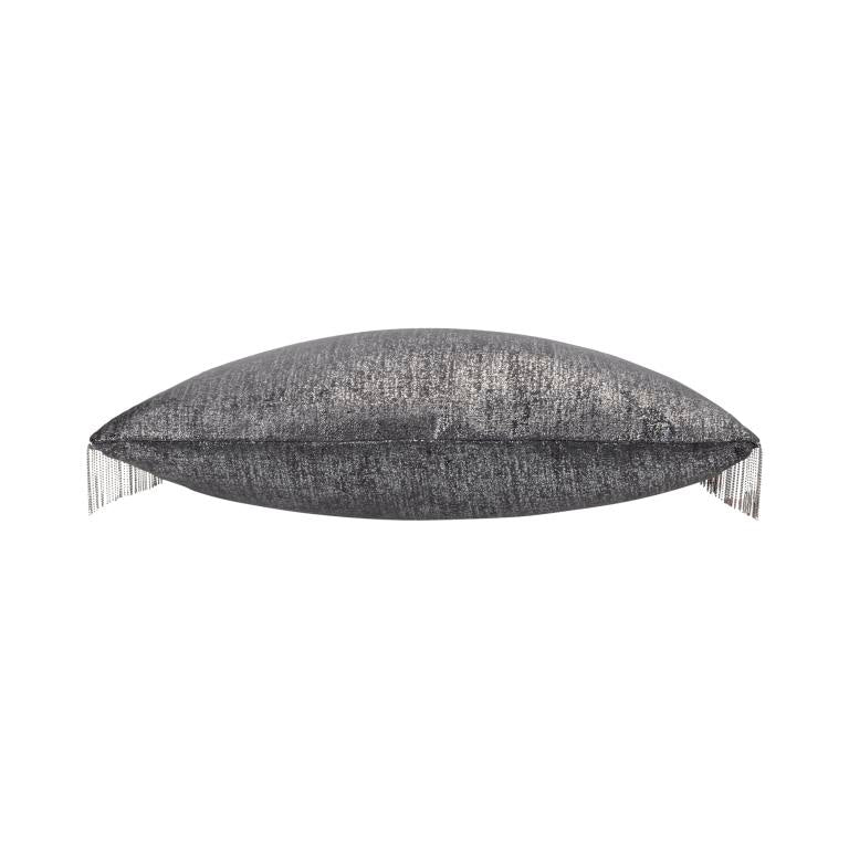 Maya Charcoal Velvet Pillow