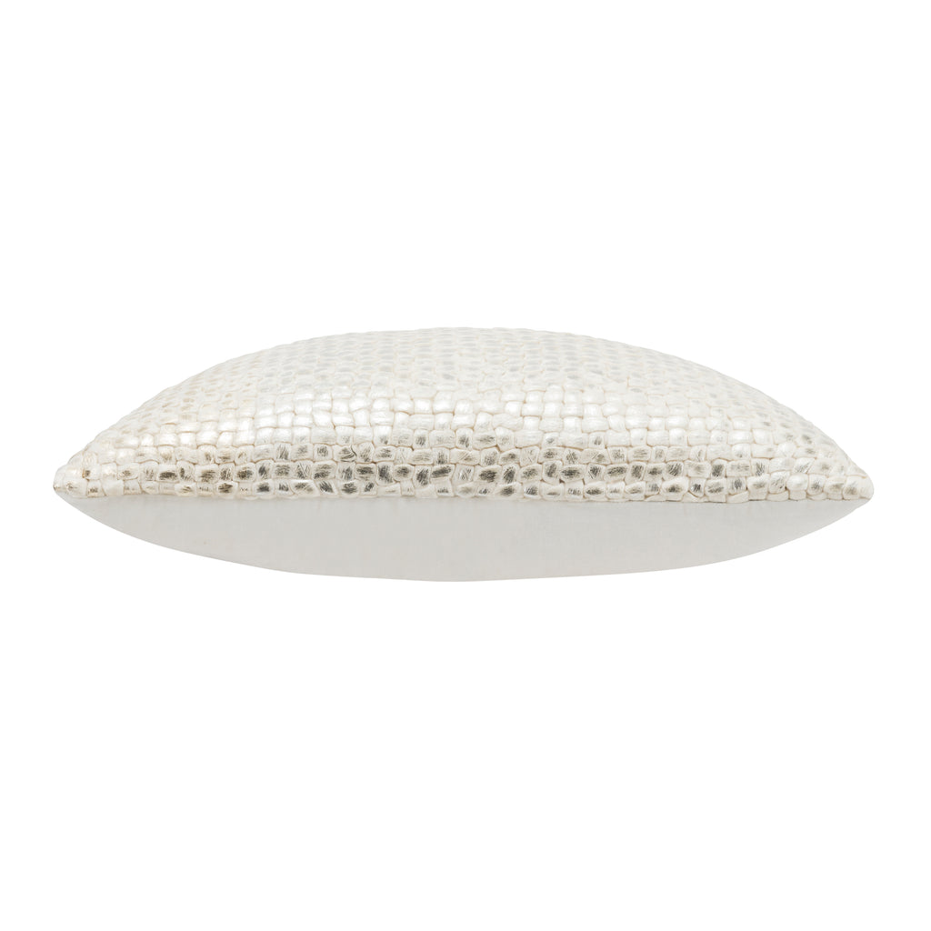 Mica Gold And Silver Pillow