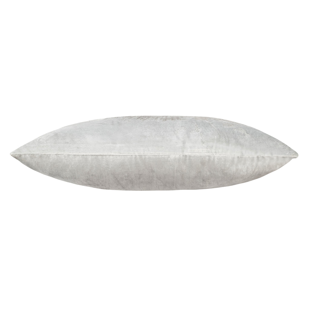 Mira Starburst Grey Velvet Pillow