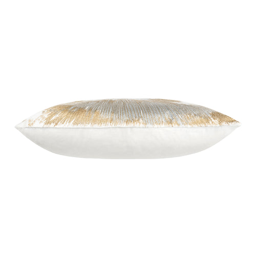Mira Starburst Ivory Velvet Pillow