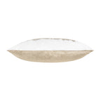 Mira Ivory Beige Velvet Pillow
