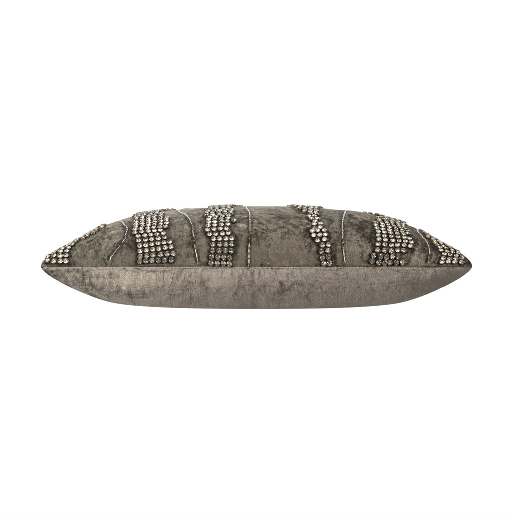 Christi Bedazzled Crystal Lumbar Pillow