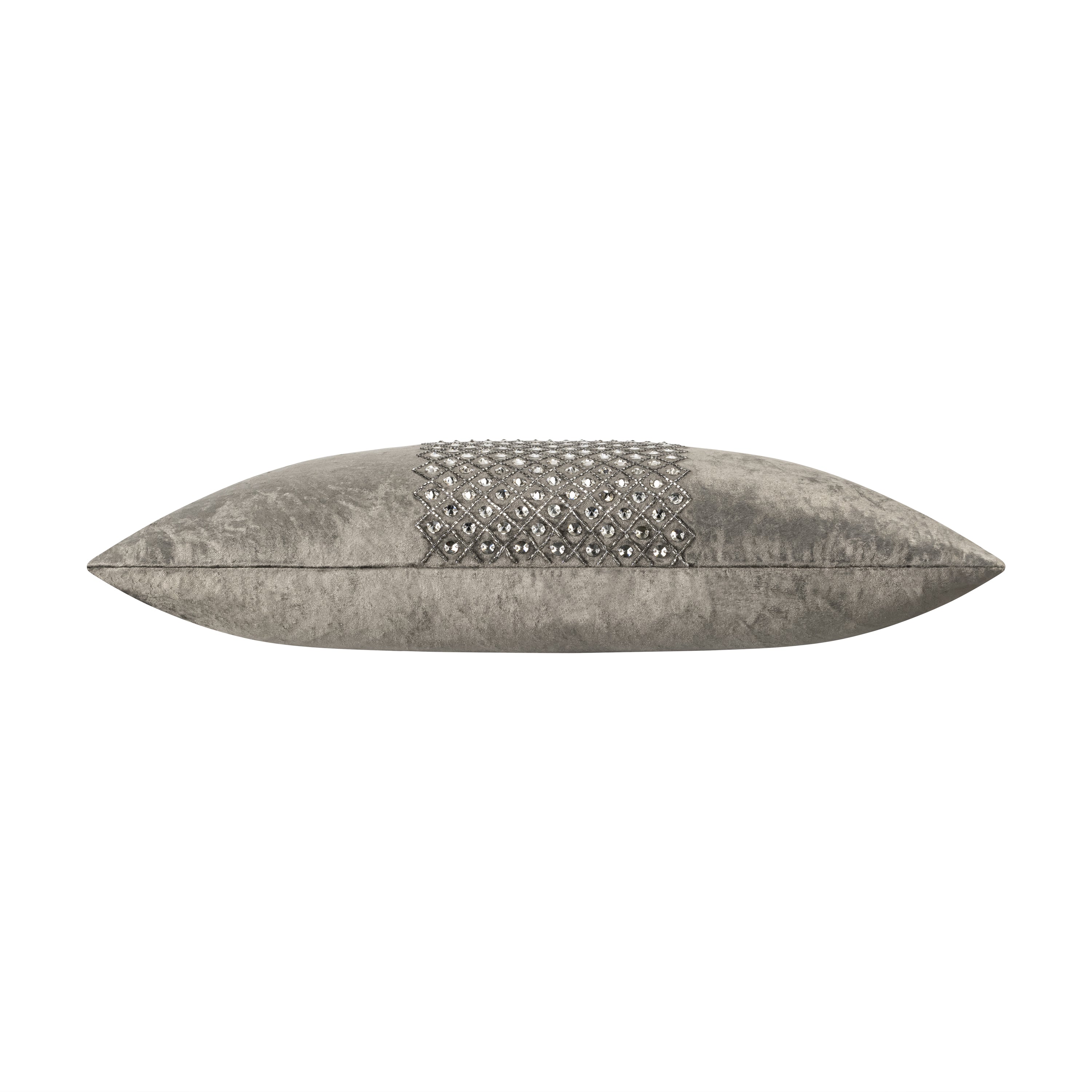 Juliet Bedazzled Crystal Steel Pillow
