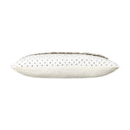 Lola Bedazzled Crystal White Lumbar Pillow