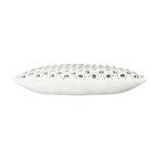Violette Bedazzled Crystal Ivory Lumbar Pillow