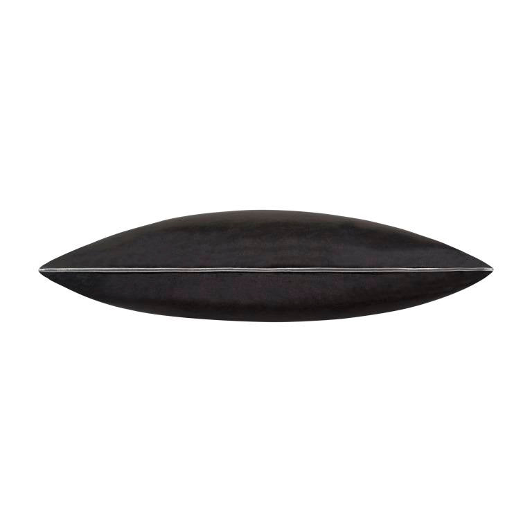Noah Black Silver Velvet Pillow