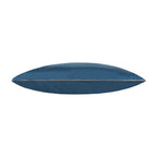Noah Navy Silver Velvet Pillow