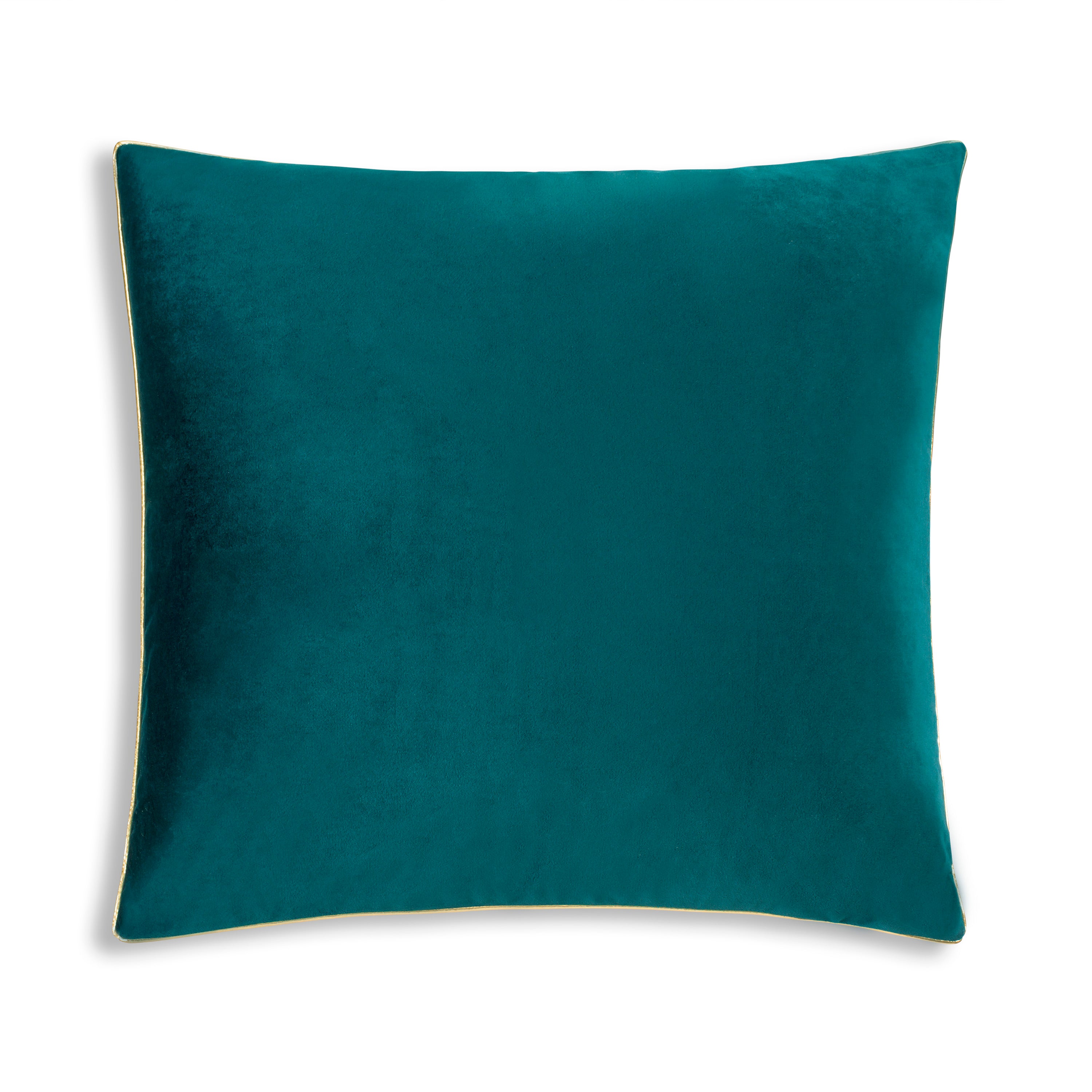 Noah Teal Gold Velvet Pillow