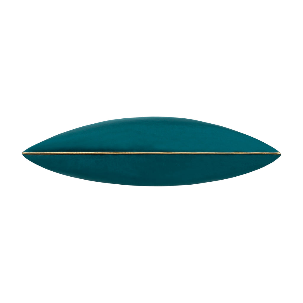 Noah Teal Gold Velvet Pillow