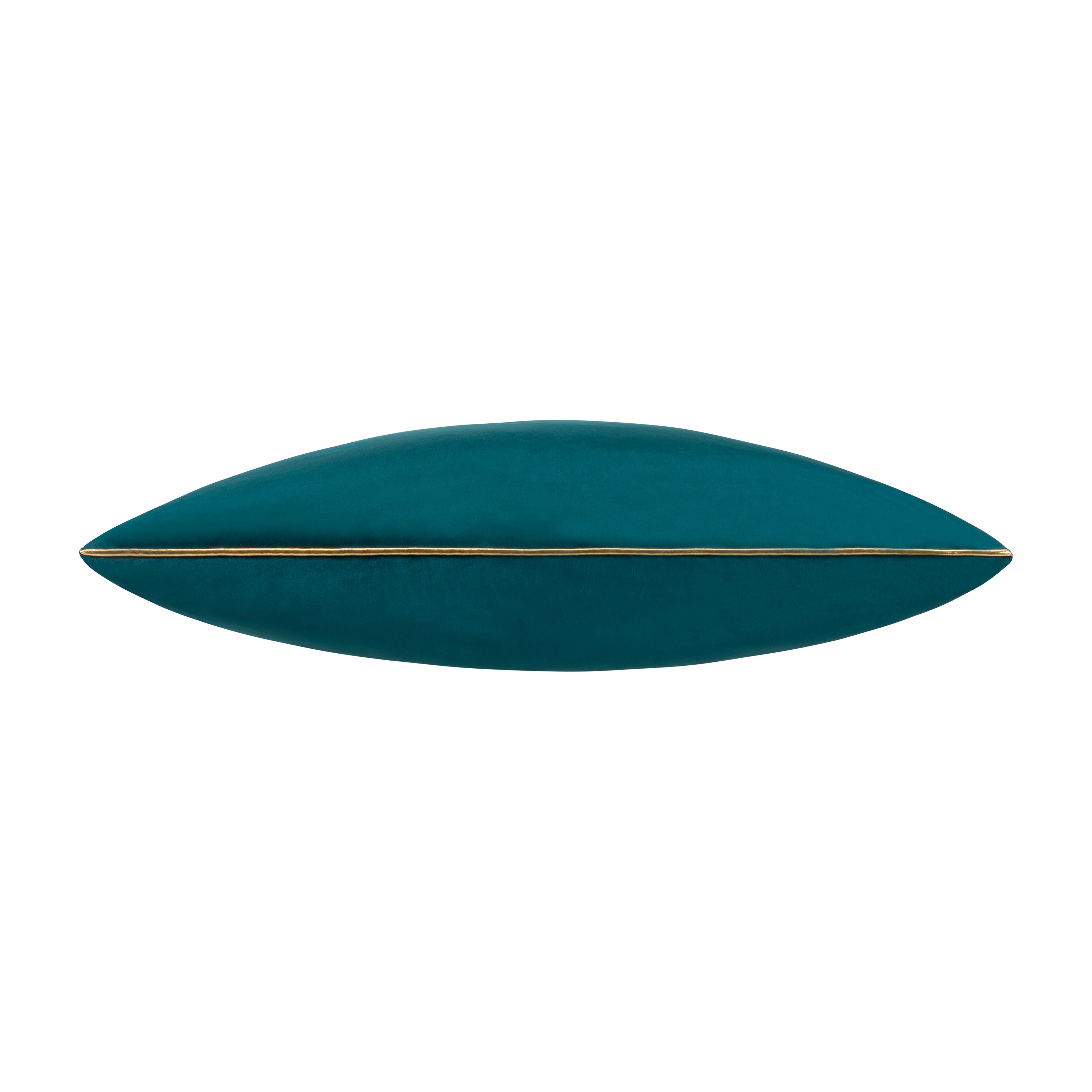 Noah Teal Gold Velvet Pillow