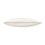 Noah White Gold Velvet Pillow