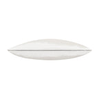 Noah White Silver Velvet Pillow