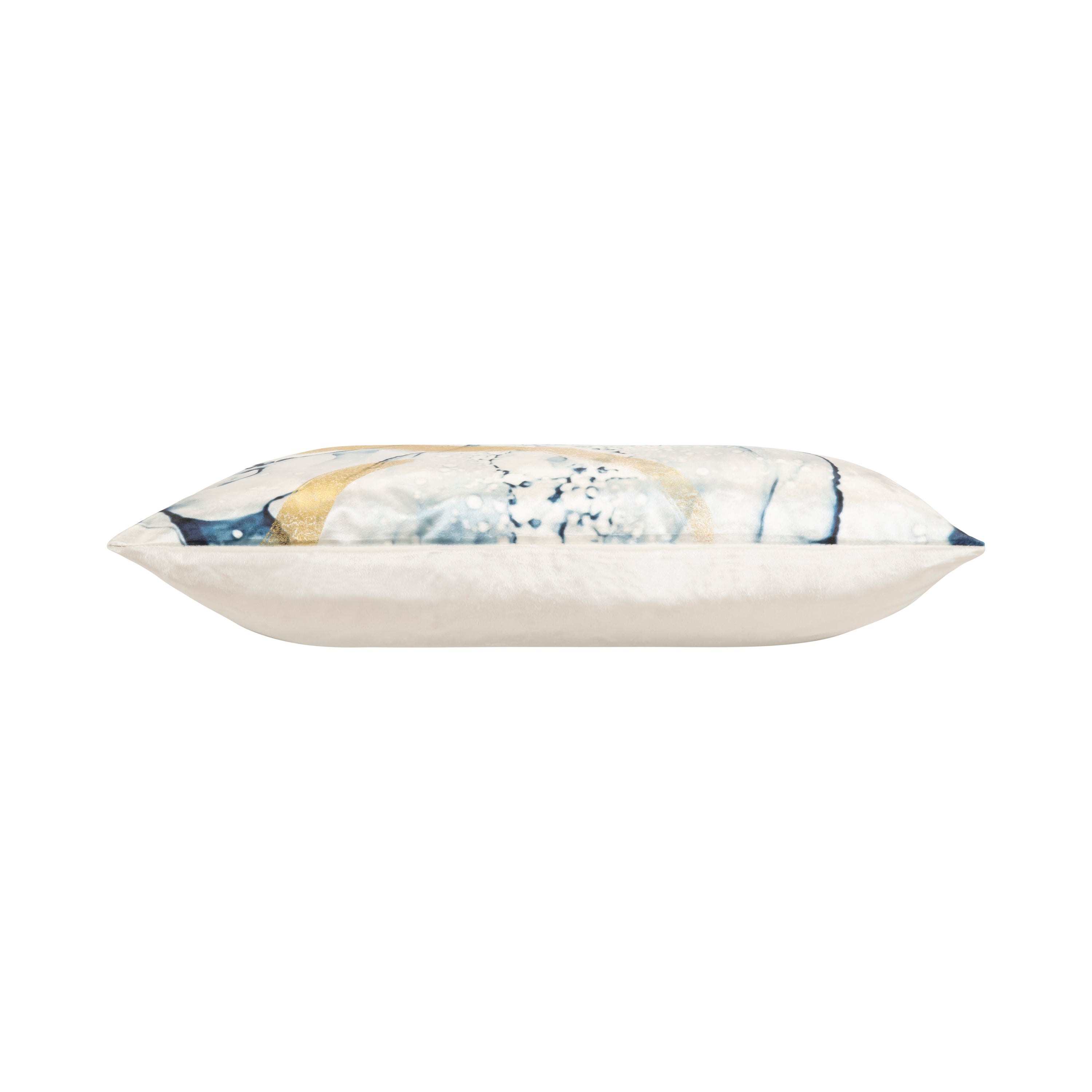 Noor Blue And Gold Pillow