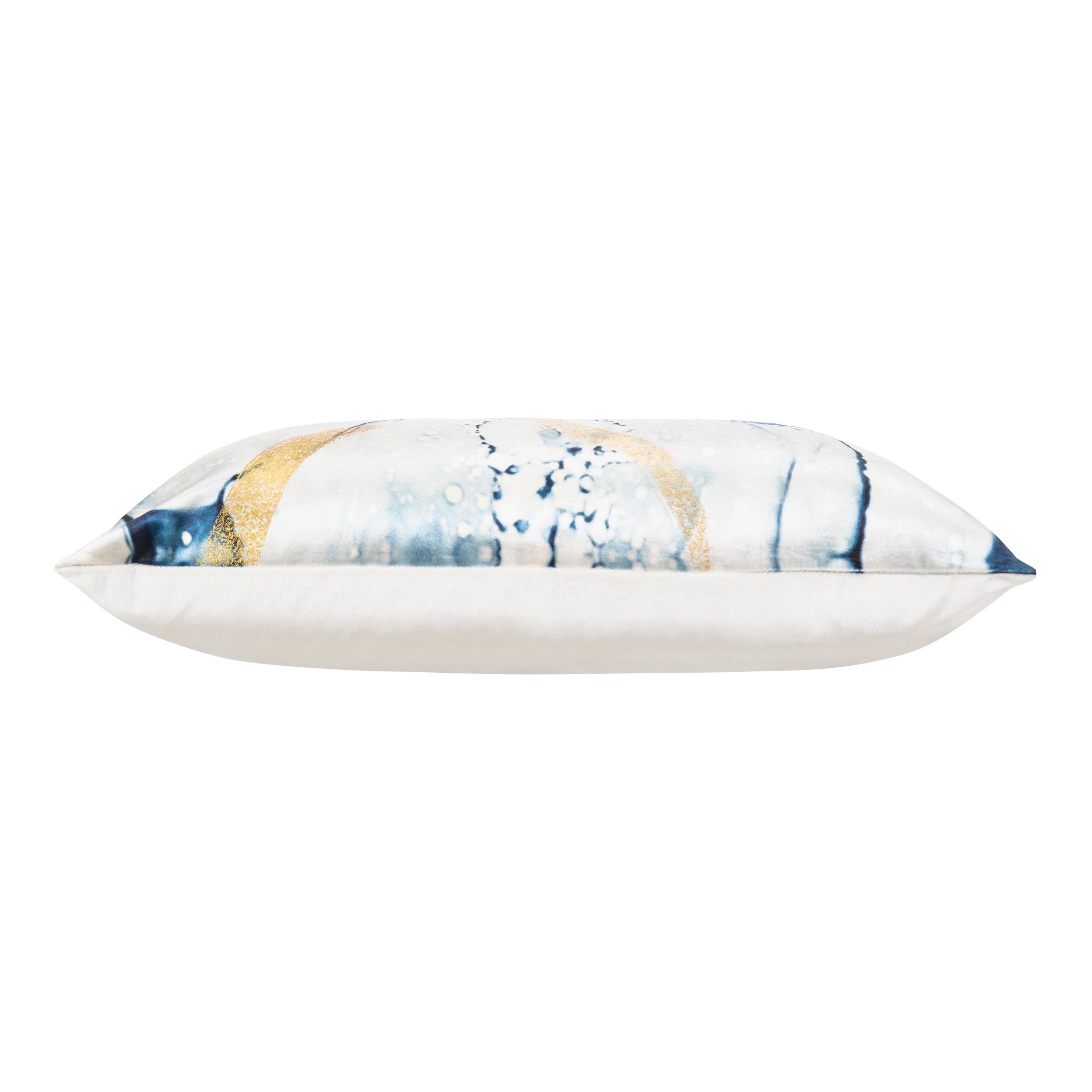 Noor Blue And Gold Pillow