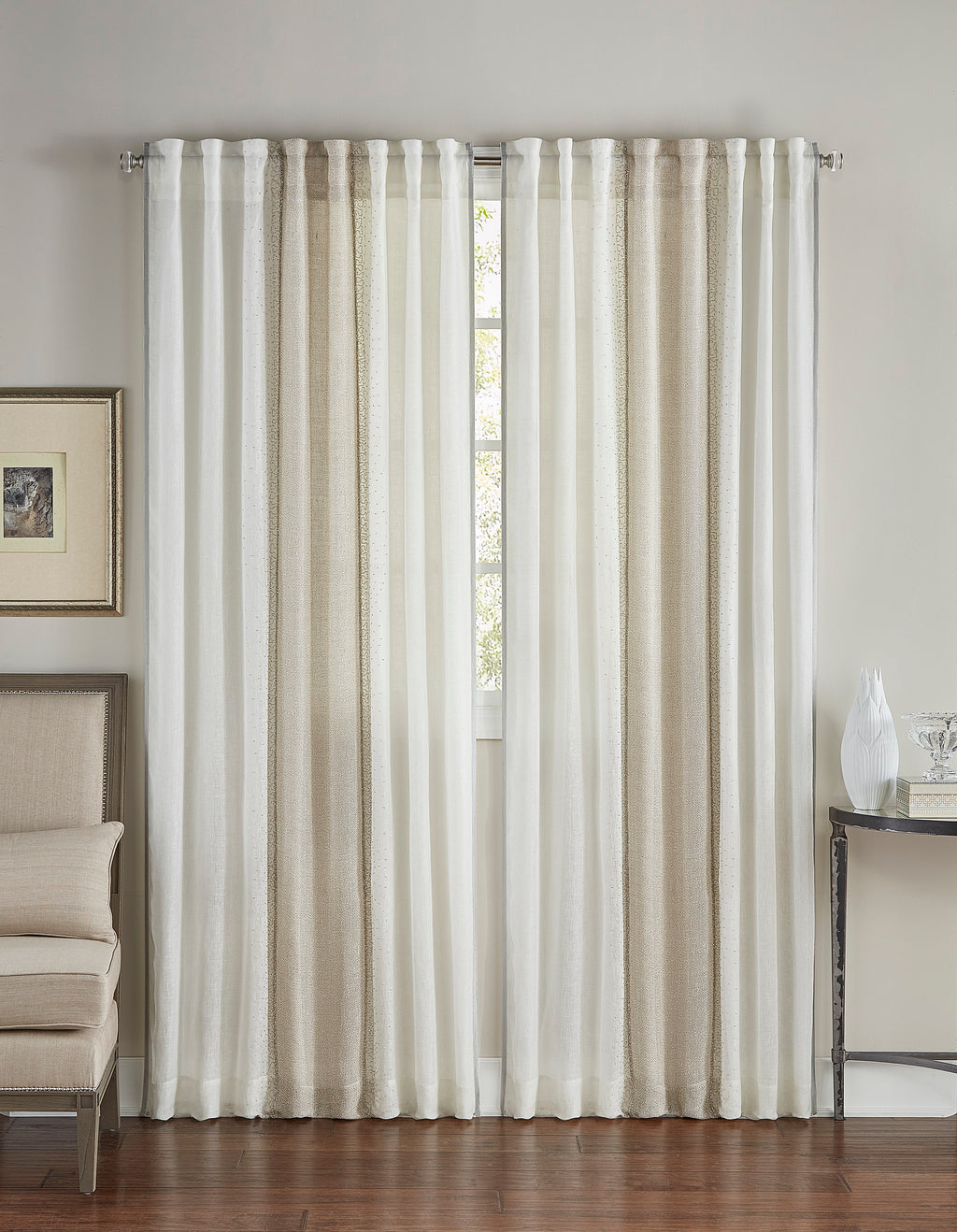 Noor Ivory Linen Panel