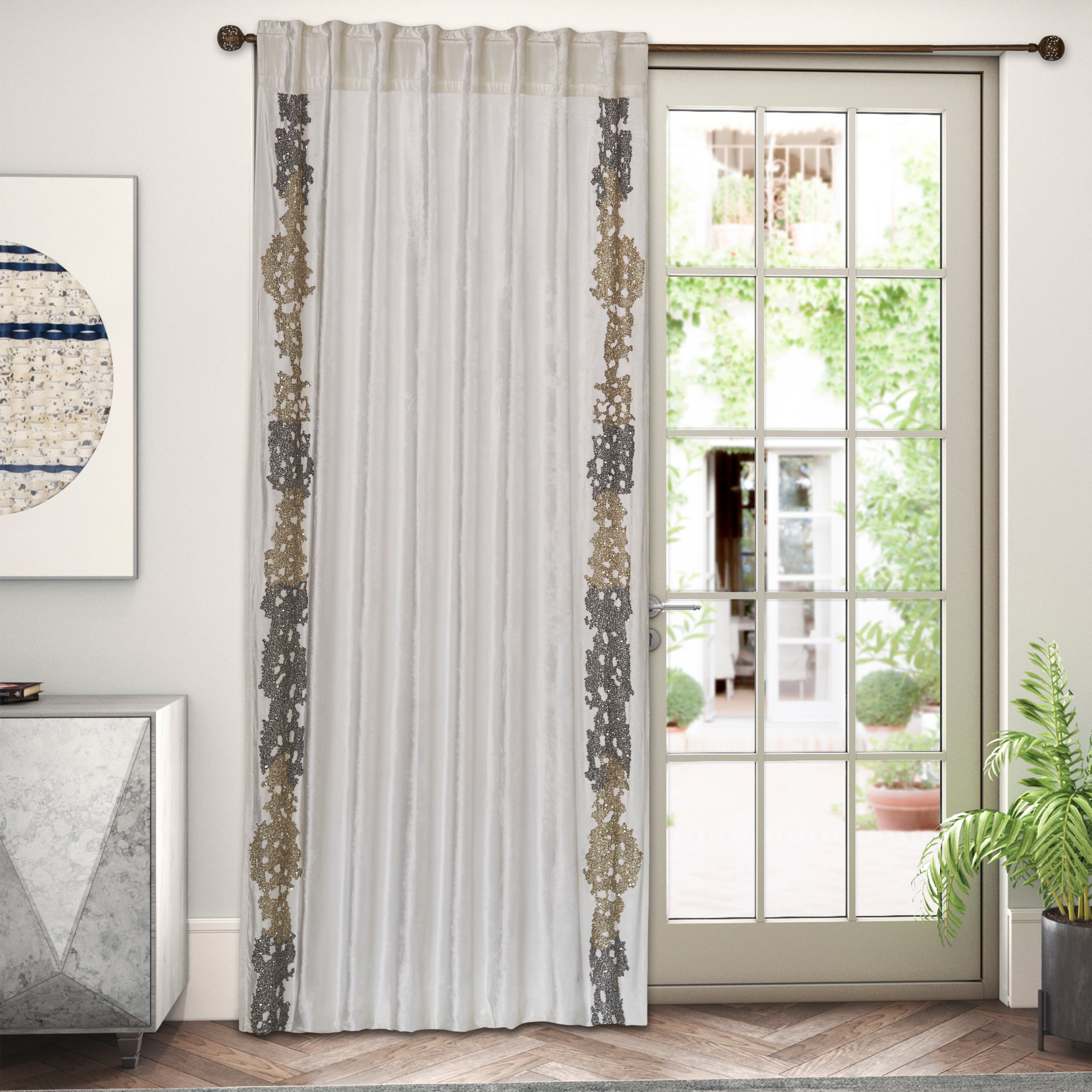 Nova Ivory Silver And Gold Panel