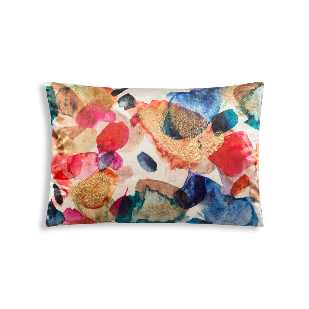 Otto Abstract Multi Velvet Pillow
