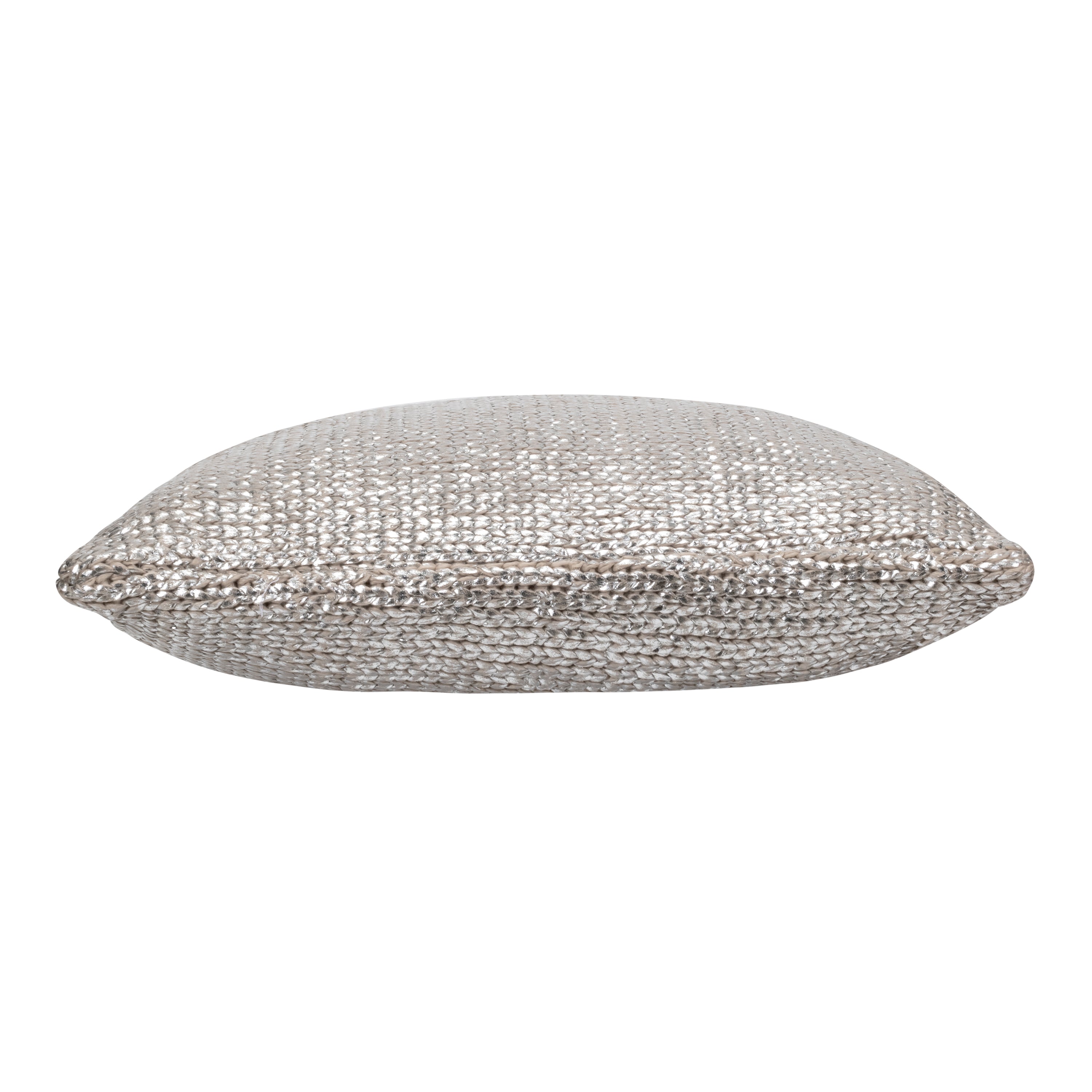 Piper Arcylic Knot Silver Pillow