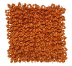Pompom Woven Orange Pillow