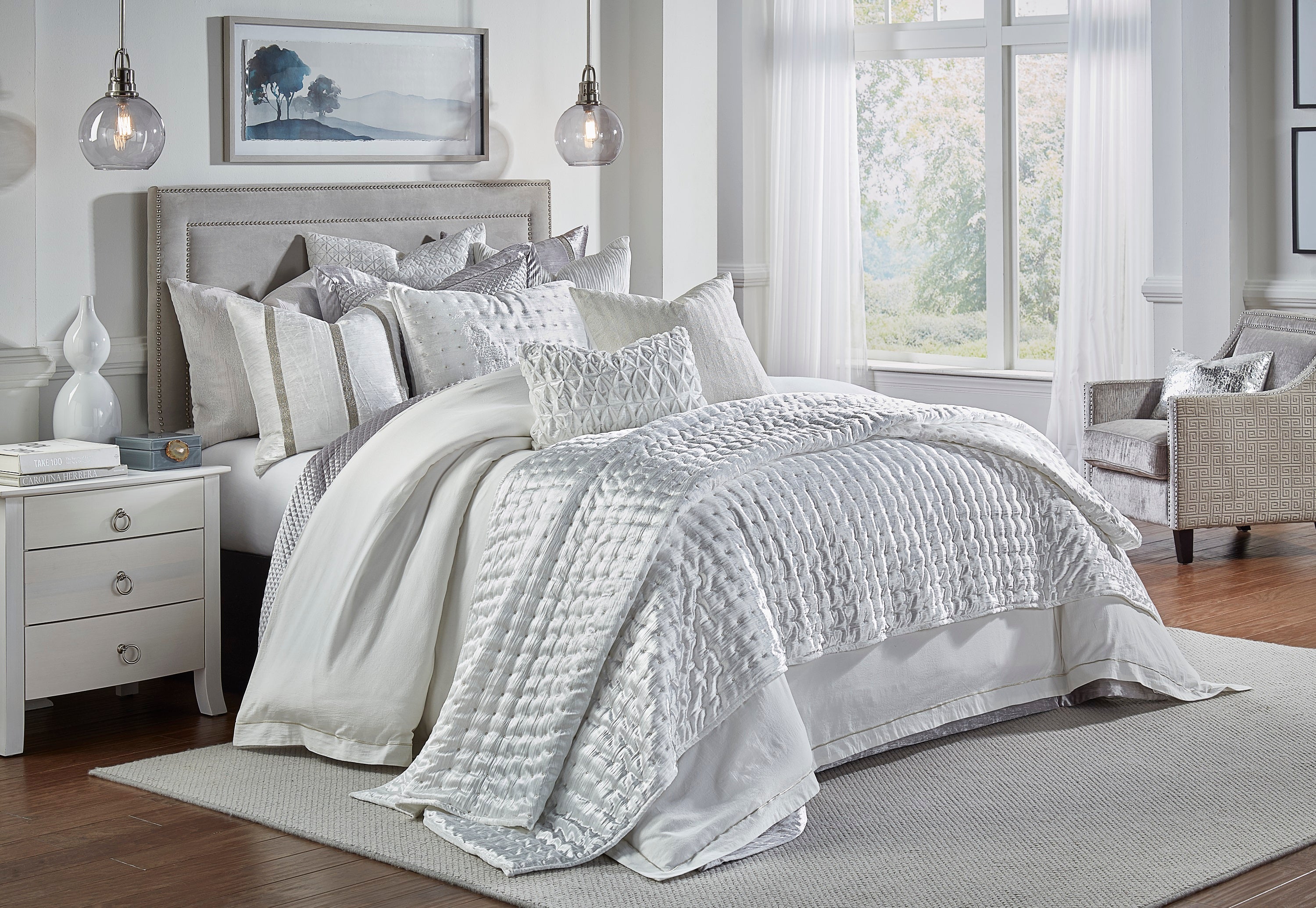 Prato Ivory Quilt Set