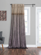 Raina Charcoal Ombre Velvet Panel