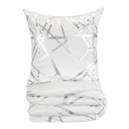 Rica Ivory And Silver Duvet