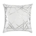 Rica Ivory and Silver Euro Sham