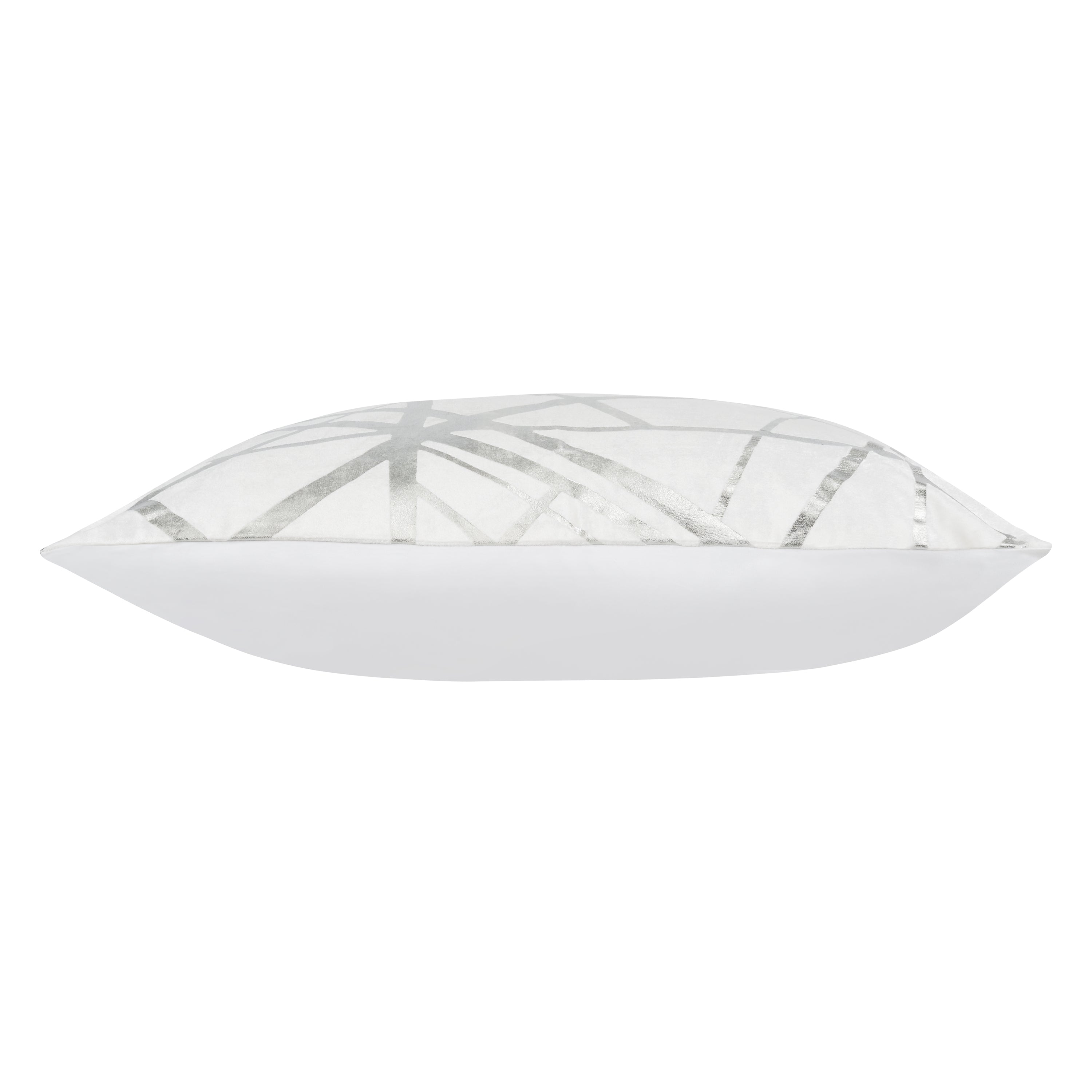 Rica Ivory and Silver Euro Sham