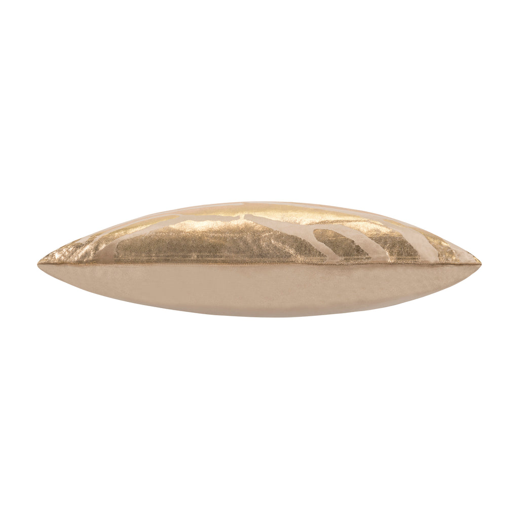 Rica Beige Velvet Pillow