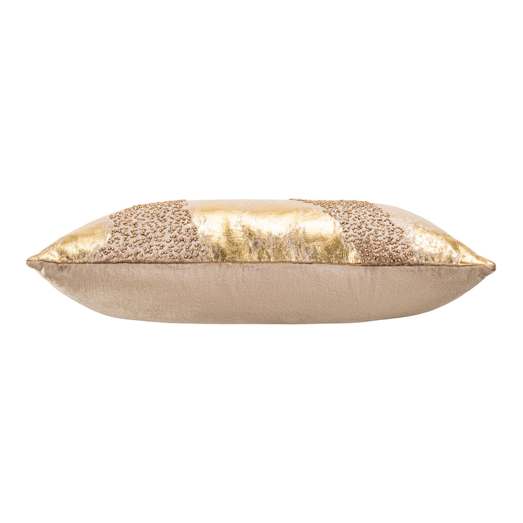 Ruza Stone And Gold Pillow