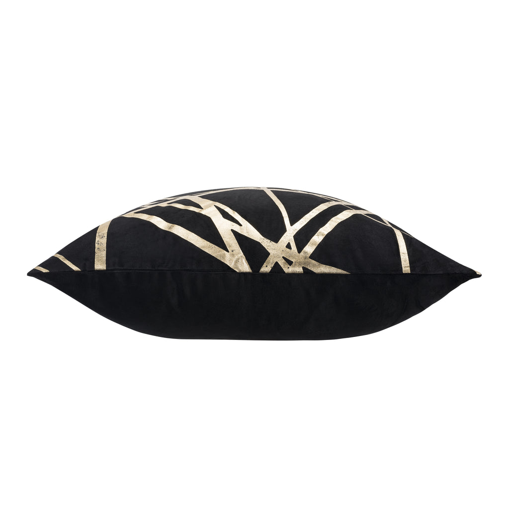 Rica Black and Gold Euro Sham