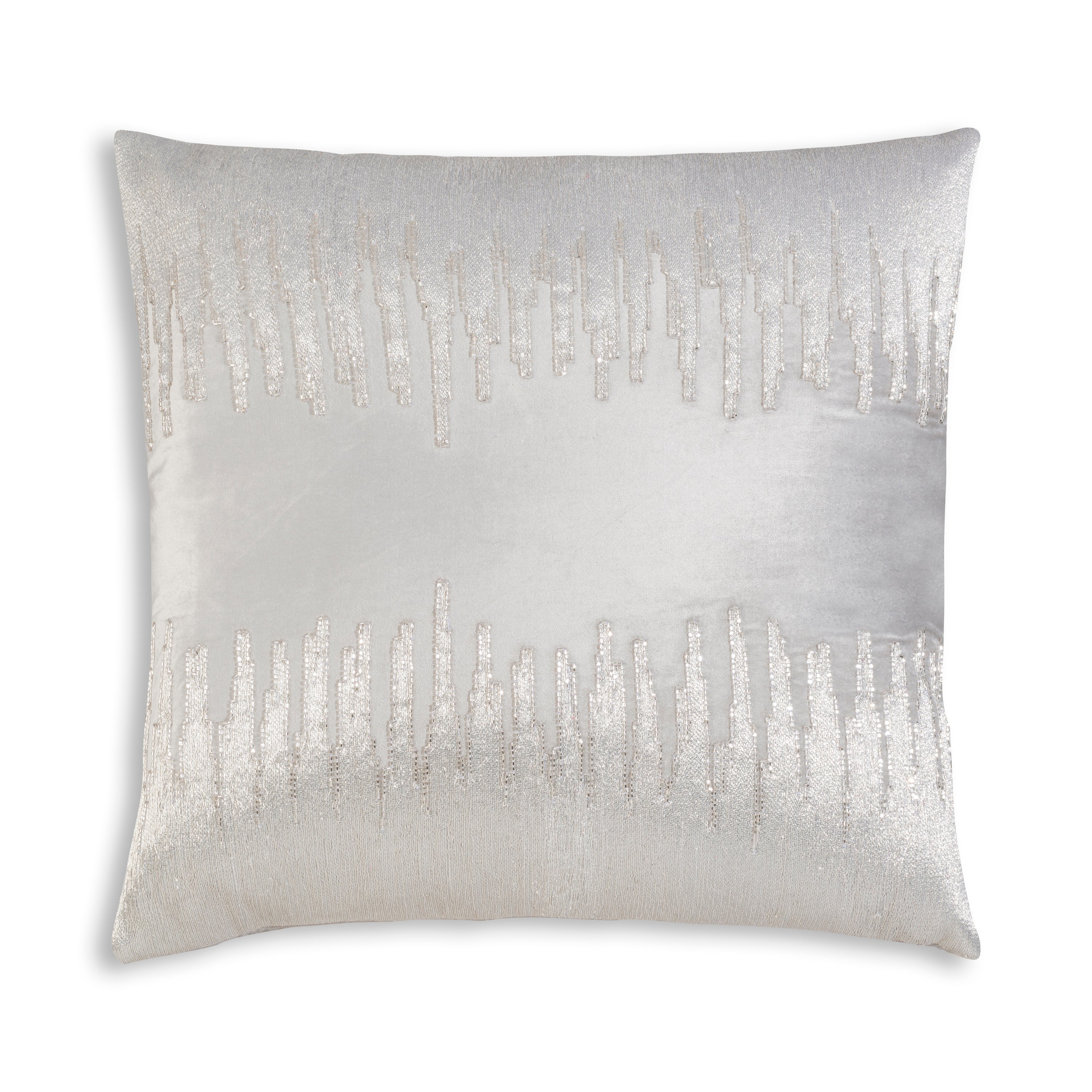 Sayra Grey Silver Pillow