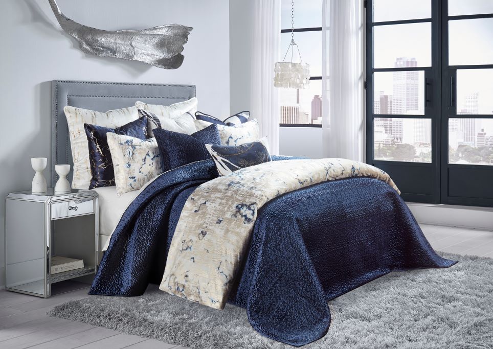 Sayra Navy Quilt