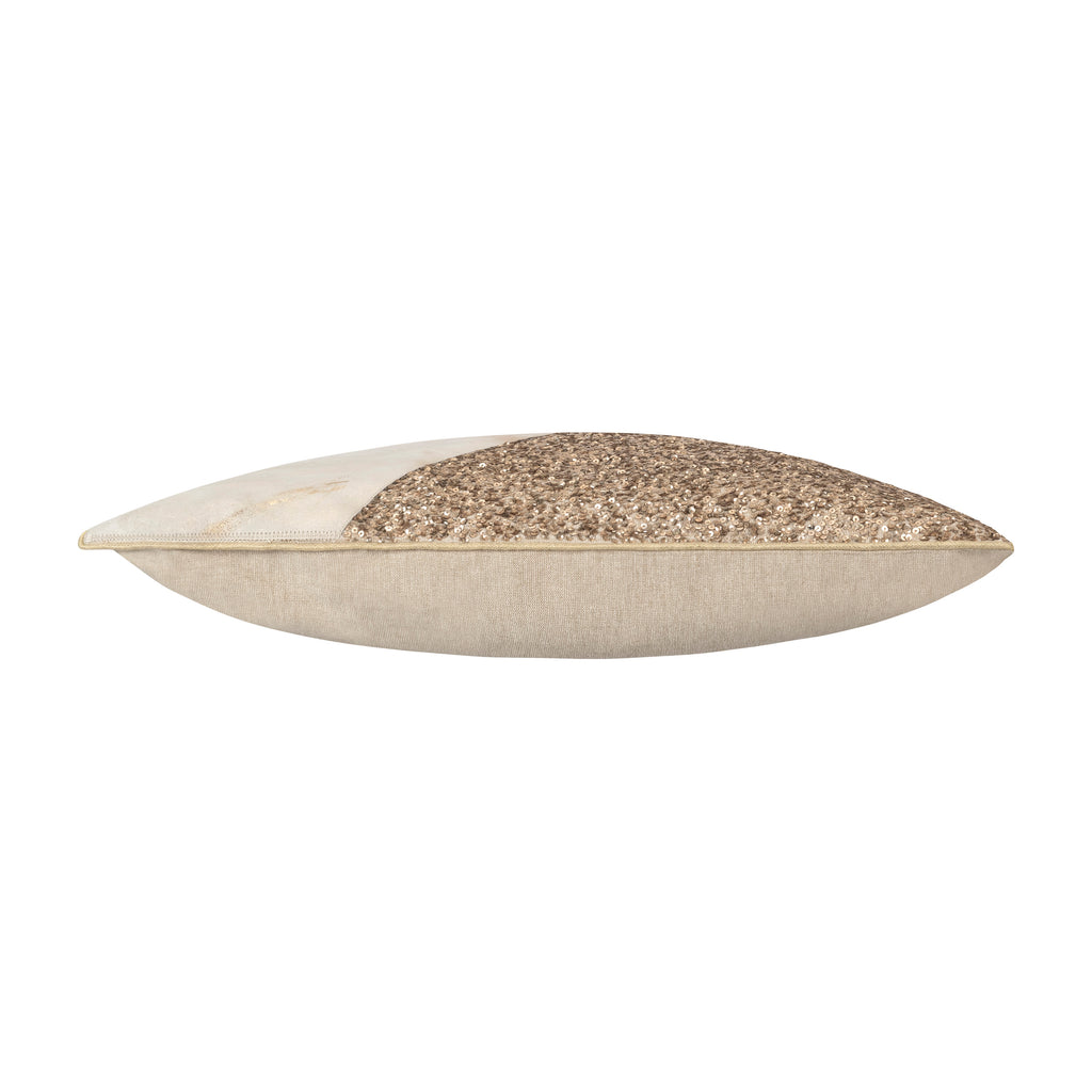 Selina Distress Genuine Leather Pillow