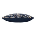 Sona Navy Gold And Silver Pillow