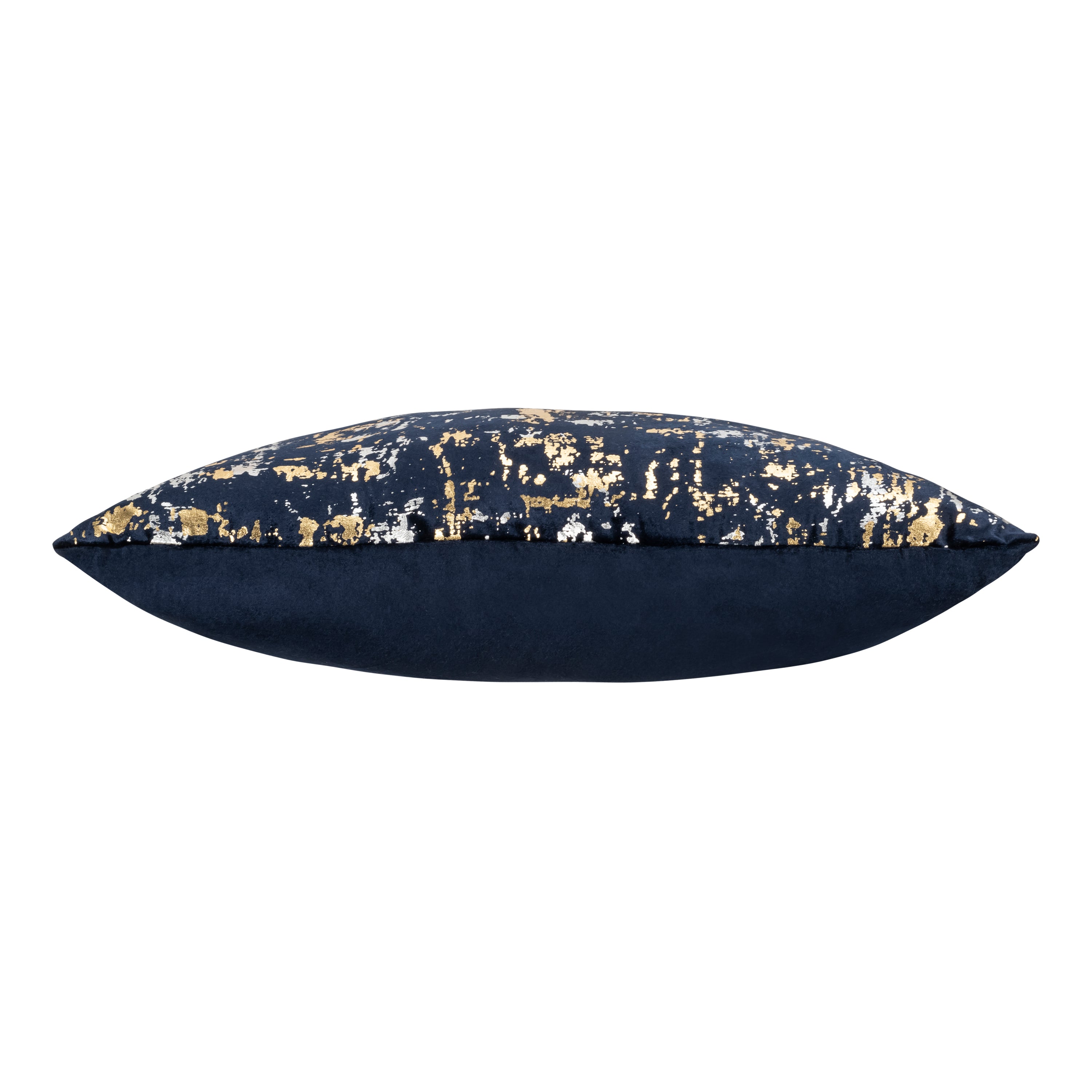 Sona Navy Gold And Silver Pillow