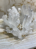 Home Decor Leah Selenite Candle Holder