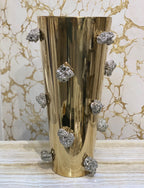 Home Decor Lily Gold With Pyrite Vase