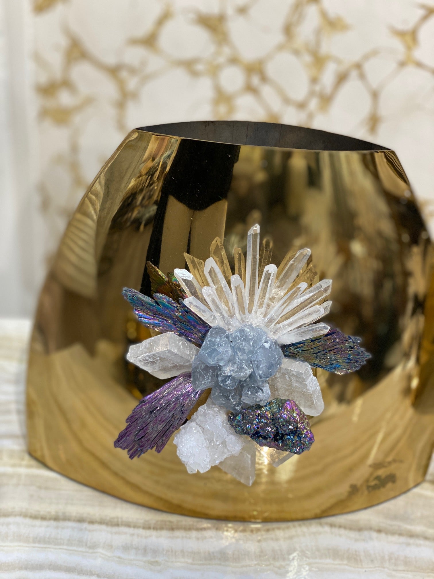 Home Decor Lily Stone Vase - Large
