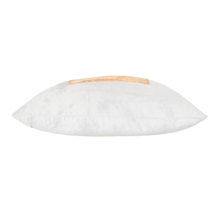 Verona Ivory Gold Velvet Pillow